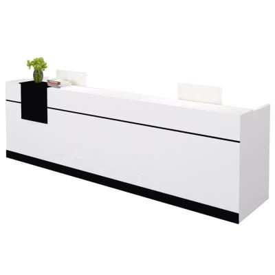 China Modern Simple Expandable Hotel Company Furniture Store Bar Beauty Salon Club Cashier Reception Save Space Rectangle 5 Years for sale