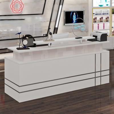 China Modern Expandable Living Room Business Hotel Office Furniture Reception Lobby Reception With Drawers for sale