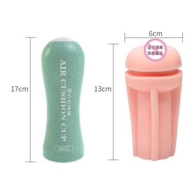 China Waterproof Male Masturbator Cup 2 in 1 Pocket Pussy with Realistic 3D Textured Vagina Oral Sex Toy Lifelike Touch and Feeling Male Masturba for sale