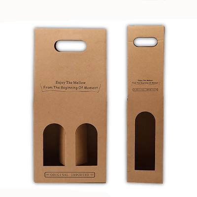 China Recyclable Custom Printed Liquor Packaging Bags Wine Beater Paper Bags for sale