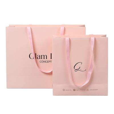 China Recyclable Recycled Cardboard Paper Bag With Handle For Shopping Paper Bags Factories for sale