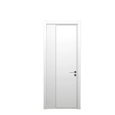 China Sound Insulation Shaker Style Bedroom Single Doors White Painted Interior Solid Wood Doors for sale