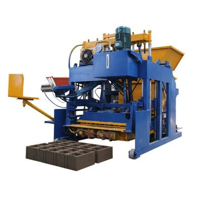 China Building Material Stores WANTE MACHINES QMY10-15 Concrete Wall Mold Block Machine for sale