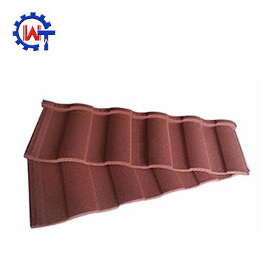 China Insurance Wavy Modern Commercial Metal Stone Coded Roofing Tile for sale