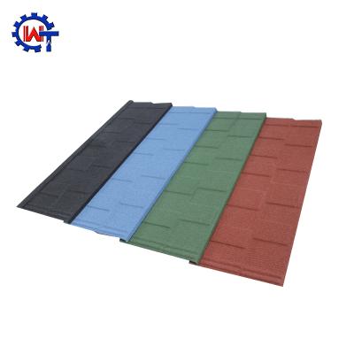 China 2015 Hot Selling Colored ROOF Sand Coated Aluminum Shingles Roofing Machine for sale