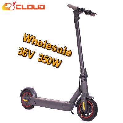 China CLOUD 35km/h unisex electric scooter with app 350w motor brushless electric scooter wholesale cheap electric scooters for sale