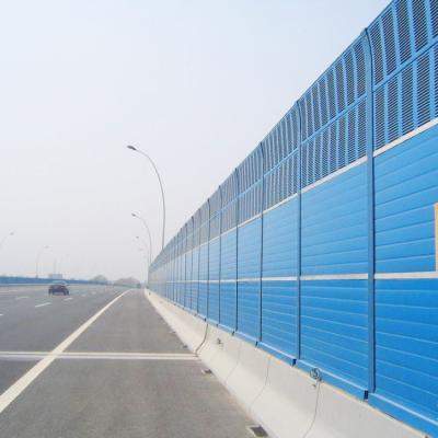 China Modern Metal Barrier Road Wall Noise Barrier Residential Sound Barrier Panels for sale