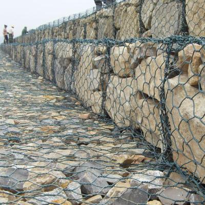 China Anti - Corrosion Gabion Box High Quality Hot Dipped Galvanized Gabion Material Mesh Size for sale