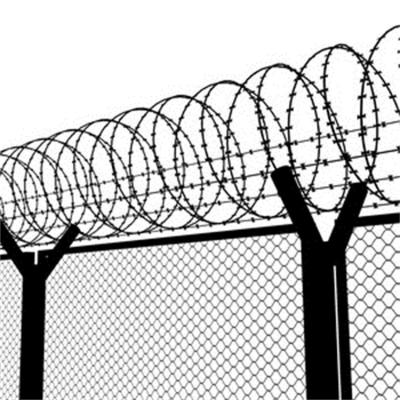 China Easily Assembled Hot Dip Galvanized Safety Fence And Anti Climb Wire Mesh Fence for sale