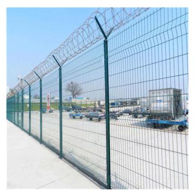 China Easily Assembled Iron and Steel 358 Mesh Fence Corrosion Resistant Anti Climb High Security Wire Wall Barrier for sale