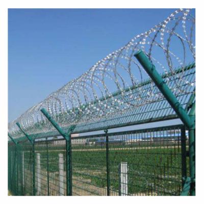 China Easily Assembled Hot Dip Galvanized Powder Coated Anti Climb 358 For Stadium Security Fence for sale