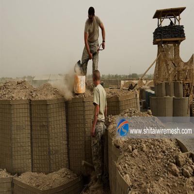 China Gabion factory sale defensive fence bastion hesco sandbags for sale