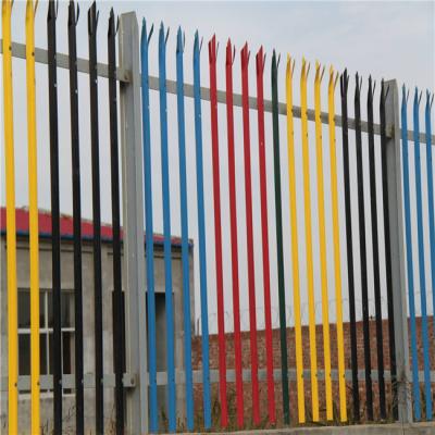 China Easily Assembled Hot Dipped Galvanized Triple Point Palisade Fence for sale