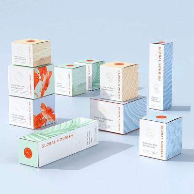 China Zusammengestelltes Doppelseitiges Druck Kosmetik 10ml 30ml 50ml Ätherische Öl Tropffflasche Papierbox Verpackung zu verkaufen