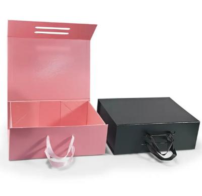 China Magnetic Gift Box Packaging Folding Gift Boxes With Magnetic Lid Printed Skincare for sale