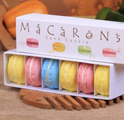 China Custom Logo Macaroon Paper Box Macaron Box Pack Sweet Candy Chocolate Cookie Gift Box for sale