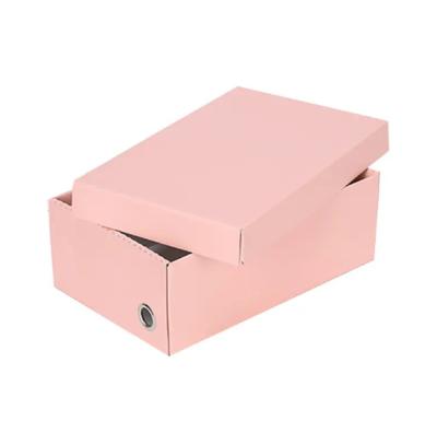 China Custom Pattern Printing Colorful Paper Corrugated Packaging Box Carton Sneaker Shoe Boxes for sale