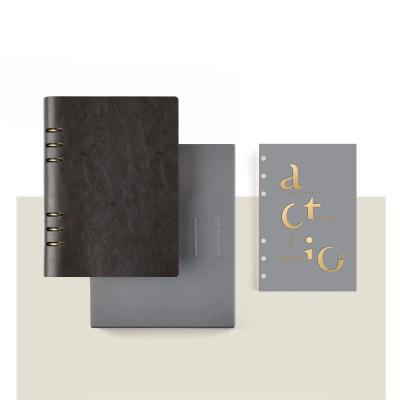 Cina Notebook ECO a doppia spirale di metallo con penna di carta Notebook a fascia elastica riciclabile in vendita