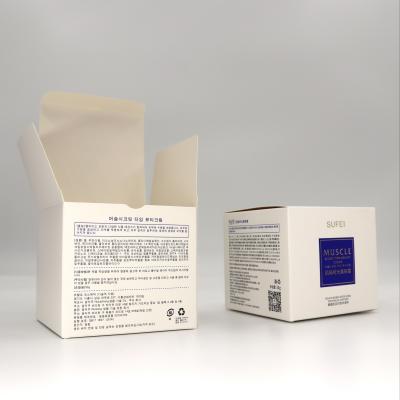 China Custom Size Shipping Paper Boxes Skin Cream Cleaning Care Body Butter Paper Boxes Supplier for sale