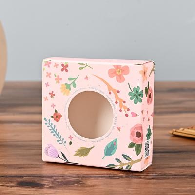 China Handmade Soap Packaging Box Small Accessories Storage Paper Box Aromatherapy Wax Sheet Folding cuboid boxes for sale