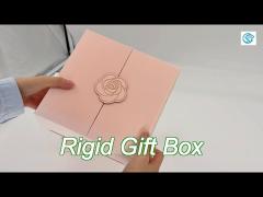 magnetic closure custom luxury rigid cardboard 2 two piece side open double door gift box lifting pa