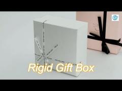 rigid gift box valentine‘s day bow gift box gift box with top and bottom cover large gift box packag