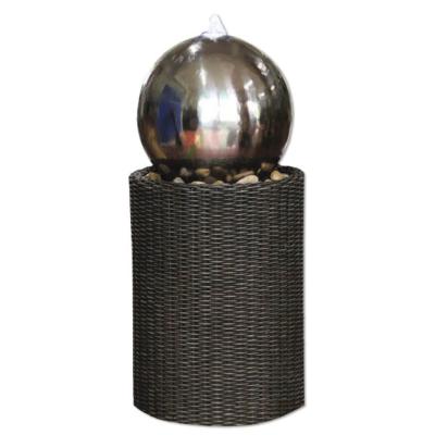 China Europe garden sculpture ball stainless steel ball sculpture stainless steel round ball sculpture for sale