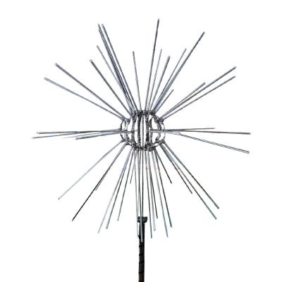 China Europe outdoor metal steel dandelion sculpture dandelion wire sculpture landscape dandelion sculpture for sale