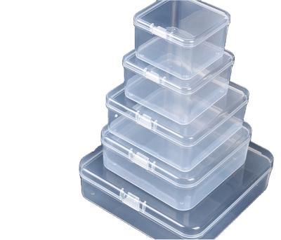 China Sustainable Plastic Material And Stocked Storage 95*65*25mm Transparent Feature PP Plastic Boxes for sale