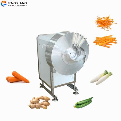 China Snack Plant FC-501 Carrot Strip Slicer Ginger Carrot Cutting Shredding Machine for sale