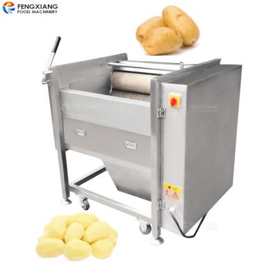 China MSTP-80 Industrial Carrot Peeling Machine Industrial Carrot Peeling Machine MSTP-80 Potato PotatoTaro Soft Brush Washing and Peeling Machine for sale