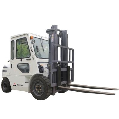 China Closed Ton 5 Ton Diesel Forklift Price Of 4 Ton 3 Ton Forklift 2 Cabin Machinery Repair Shops for sale