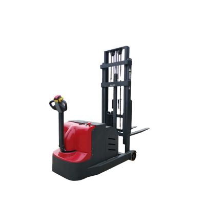 China Construction worksÂ   Pallet Jack Turning Radius Lifter Traders Ladder Stacker 300 Kg 600Mm Fork 3000Mm Alltrain Loader for sale