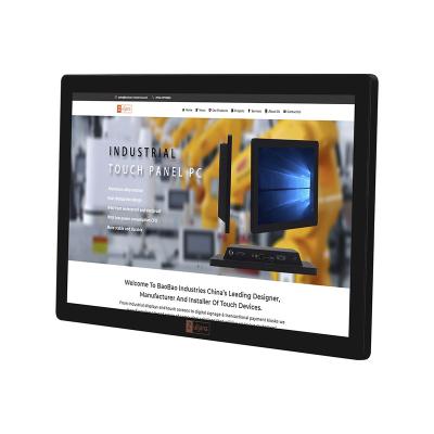 China 27 32 43 Inch Industrial Front Big Touch Screen 4K UHD IP65 Monitor 59.86*33.71 for sale