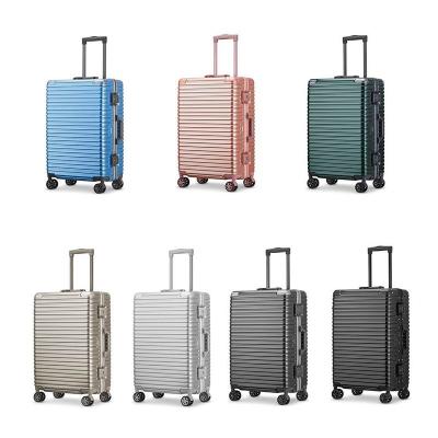 China School Frame ABS PC Hardshell Aluminum Travel Trolley Carry On Luxury Suitcase Luggage\Travel\Bottom Custom Manufacturers\etc. with wheels for sale