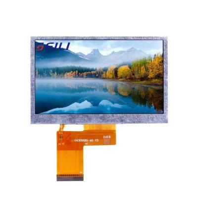 China 4.3 inch 480x272 or 4.3 inch 800x480 TFT LCD with 500cd/m2 brightness 4.3 inch TFT LCD display for sale