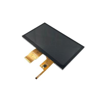 China 7 inch 1024x600 LVDS interface TFT LCD display module with 7 inch touch screen for sale