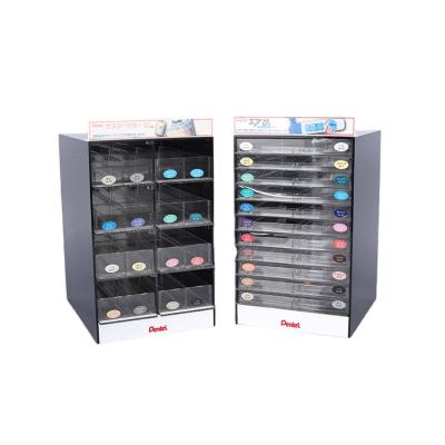 China Stationery Shop Easy Installation POP Display Rack Acrylic Stationery Storage Display Stand for sale