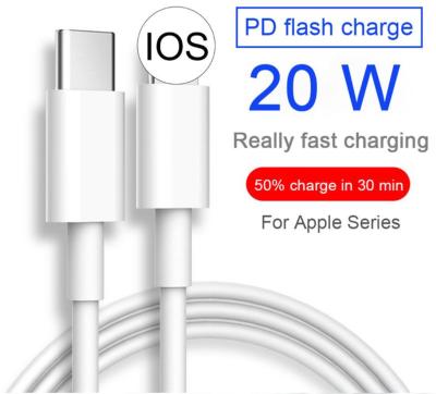 China Original Factory Speed ​​Palladium USB-C Cable Charger 20W Fast Charging USB C Fast Charging Cable For iPhone Macbook Tablet PC Data Wire for sale