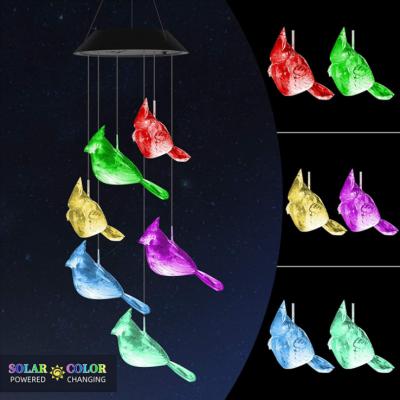 China Outdoor Solar Wind Chime String Lights Decorative Halloween Pumpkin LED Lights for Garden for sale