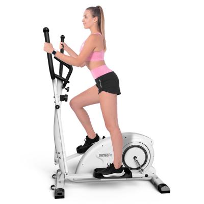 China Elliptical Trainers White Unisex User Manual Onetwofit Trainer Machine Gym Equipment Commercial 5kg Flywheel Home Elliptical Cross Trainer for sale