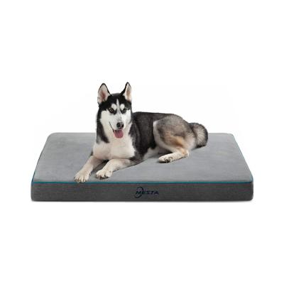 China Waterproof Indoor Outdoor Pets Bed Mat With Removable Waterproof Cover For Medium Large Dogs for sale