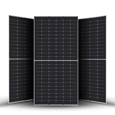 China Hot sale solar panel price 575W 570W 560W Monocrystalline silicon single-sided half-cell solar module 182*182mm for sale