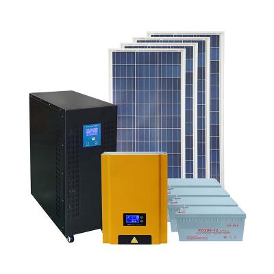 China Home and industry China 10Kw 20kva 30000w 40000watt Solar Power Systems Hybrid Solar Energy System Price Commercial Use for sale