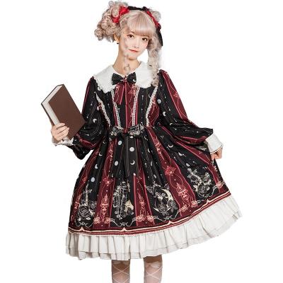 China jsk cheap sweet lolita skirt chiffon japanese style sleeveless dress for girls for sale