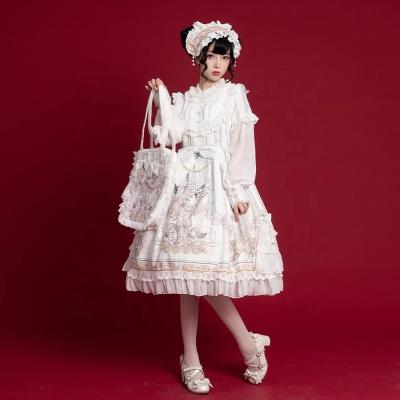 China Japanese Style Breathable Sweet Lolita The Other Autumn Lace Skirt Jumper Dress For Girls for sale