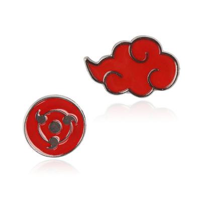 China ALLOY Hot Christmas Gifts 2 Styles Logo Pin Red Anime Cloud Brooch Car Accessories Pendant Gifts for sale