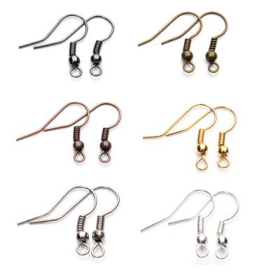 China TRENDY 100pcs/lot 20x17mm DIY Earring Findings Earrings Hugging Hooks Fittings DIY Jewelry Making Accessories Iron Hook Earwire Jewelry for sale