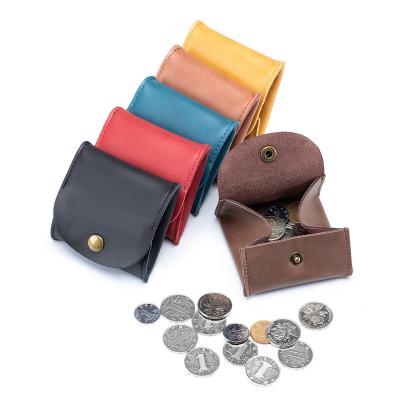 China 2022 Environmentally Friendly Hot Coin Purse Split Mini Bag Ins Leather Pocket Small Storage Bag Change Wallet Key Chain for sale