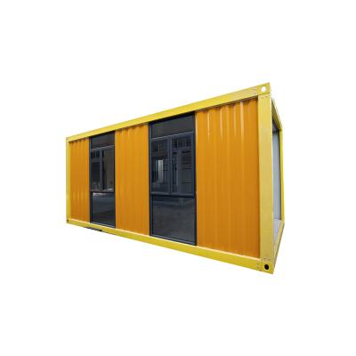 China Modern Container House Modular Portable Flat Pack Homes Foldable Container House Plug & Play Garage Storage for sale